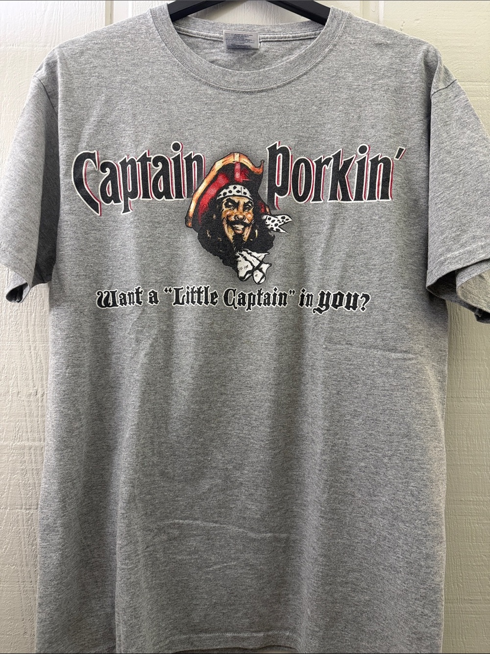 Grey Graphic T-Shirt Sz Large